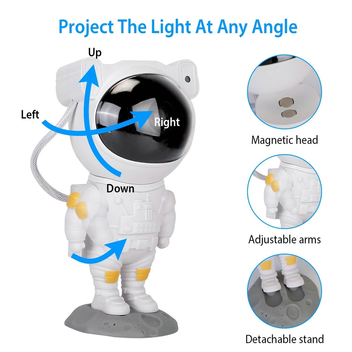 Astronaut Star Projector Light with Remote Control