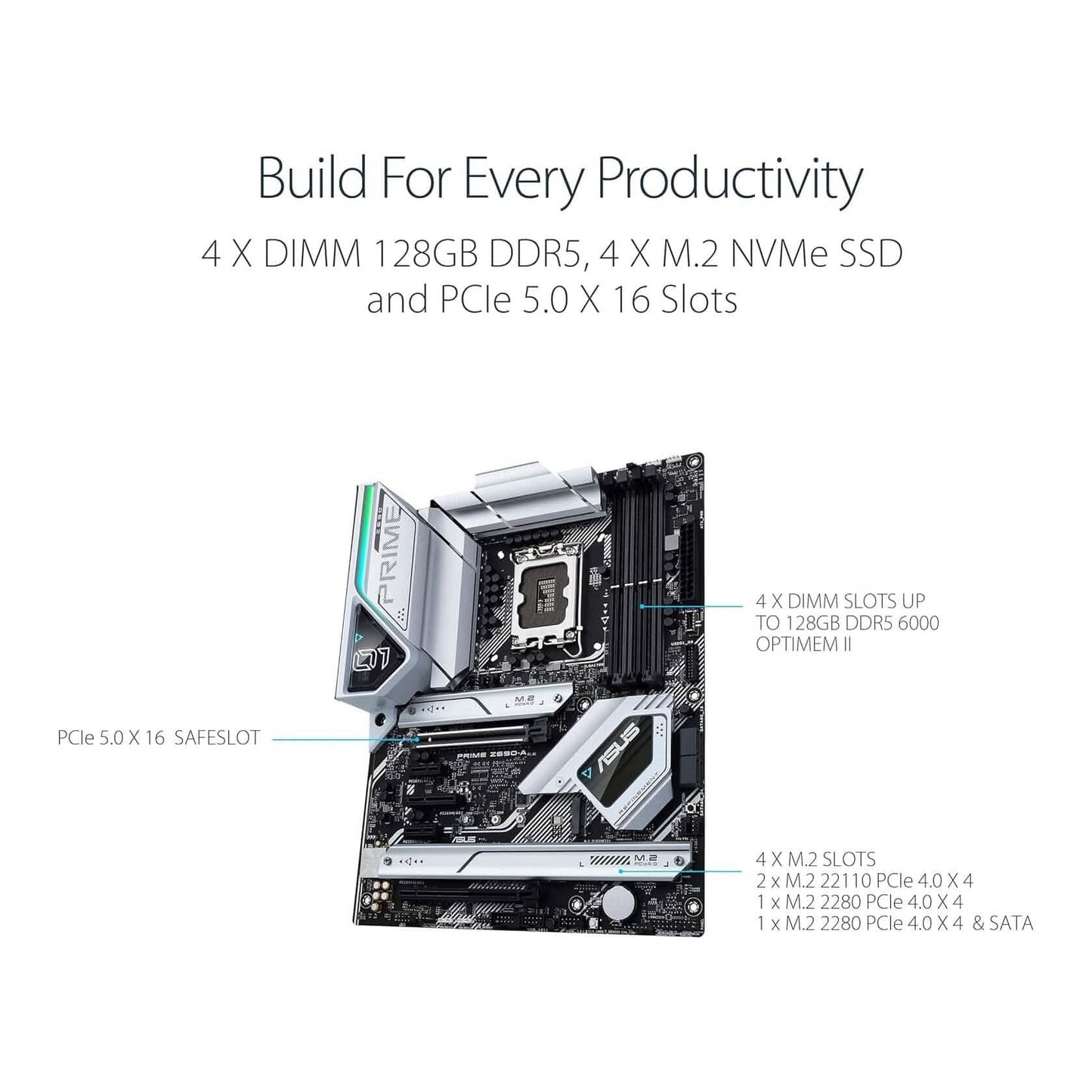 ASUS Prime Z690-A LGA 1700 Intel 12th ATX Motherboard (Refurbished)