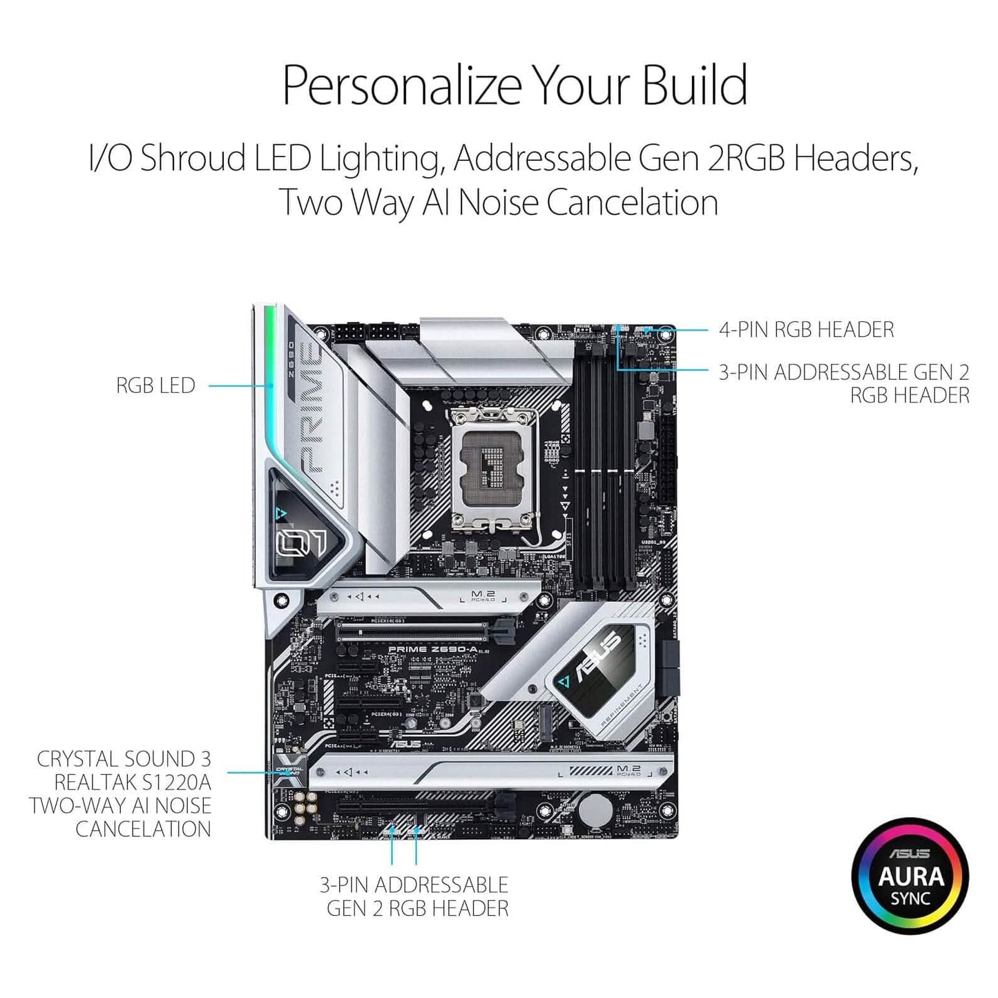 ASUS Prime Z690-A LGA 1700 Intel 12th ATX Motherboard (Refurbished)