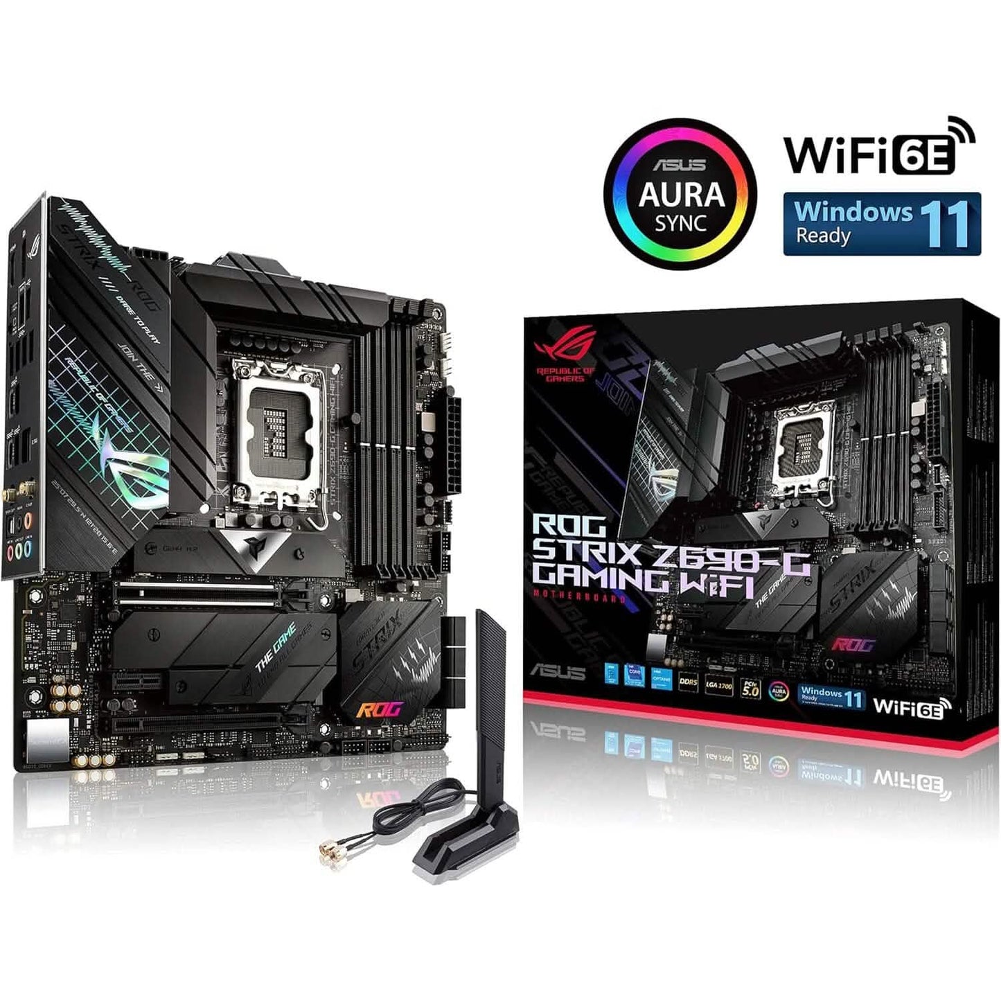 ASUS ROG Strix Z690-G Gaming WiFi 6E LGA 1700 (Intel 12th Gen) (Refurbished)