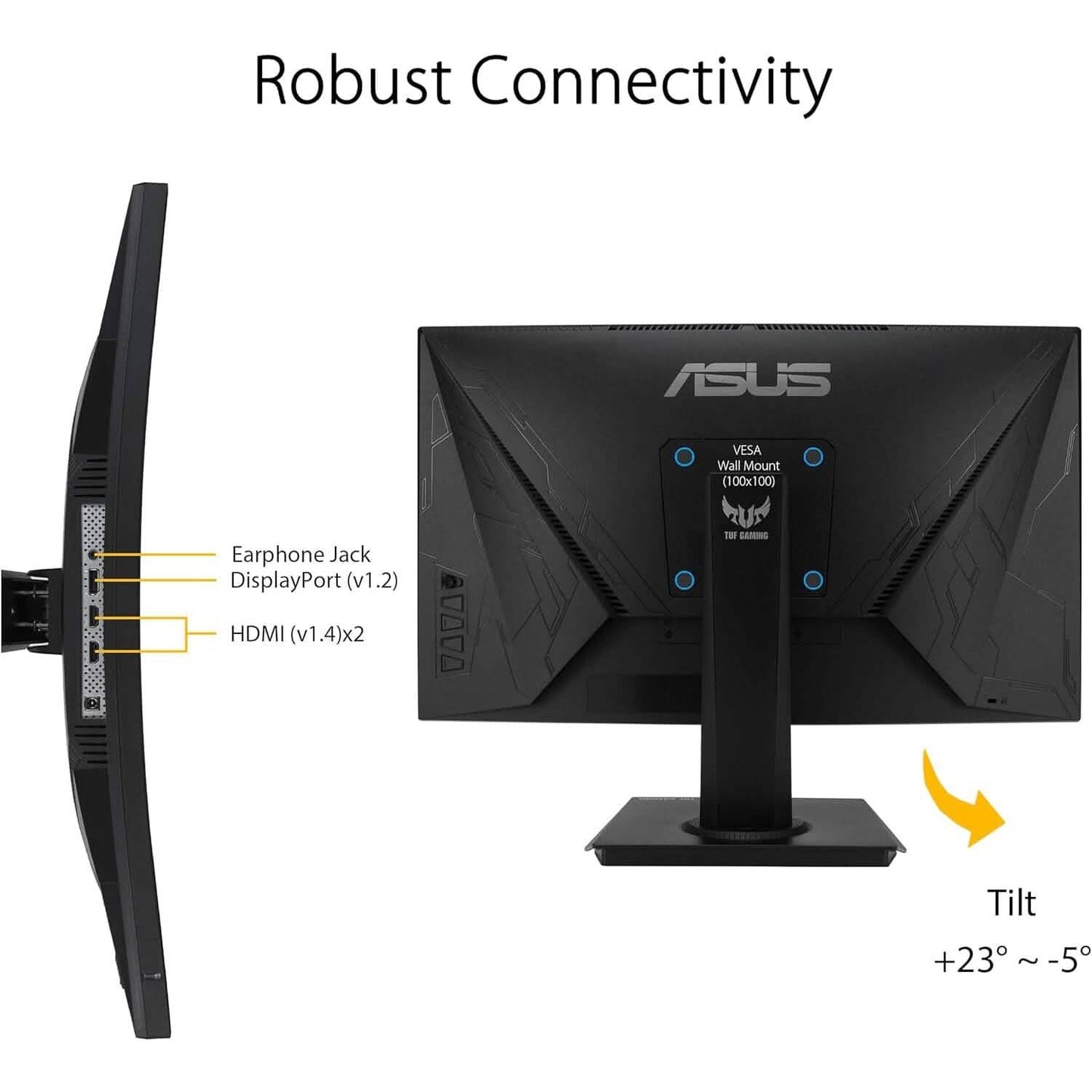 ASUS TUF Gaming 23.6" 1080P Curved Monitor (VG24VQE)  (Refurbished)