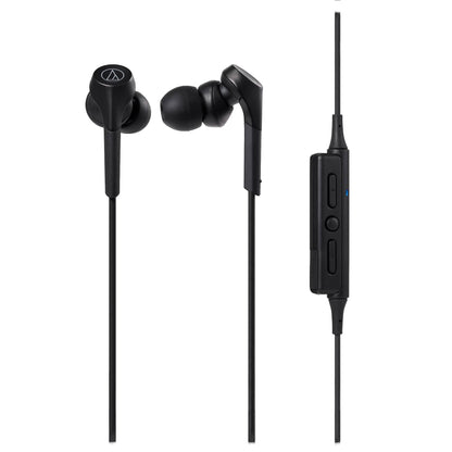 ATH-CKS550XBT Solid Bass Dynamic Bluetooth Wireless In-Ear Headphones with Mic