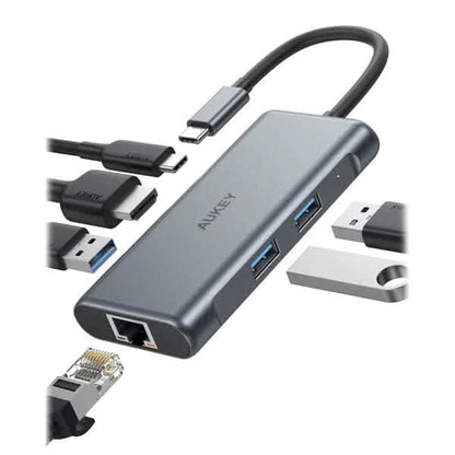 Aukey 6-in-1 USB-C Hub
