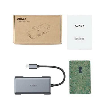 Aukey 6-in-1 USB-C Hub