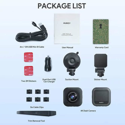 AUKEY Dash Cam 4K DRS1