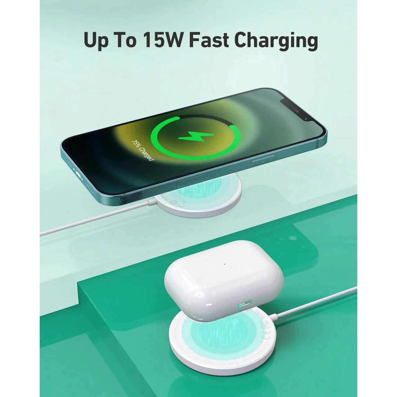 Aukey LC-A1 Aircore Wireless Charger 15W Magnetic Qi Certified