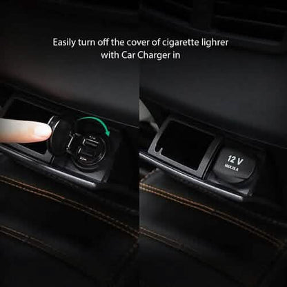 Aukey Universal True AiPOWER 24W 4.8A Dual Port Car Charger (Refurbished)
