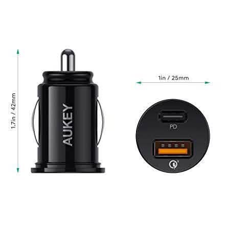 AUKEY USB C Car Charger