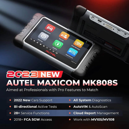 Autel MaxiCOM MK808S Bidirectional Scan Tool  (Refurbished)