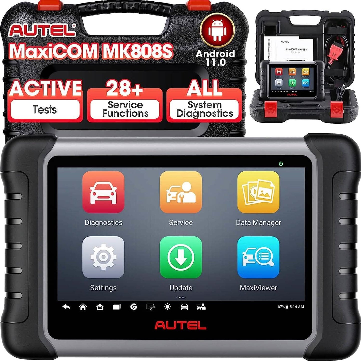 Autel MaxiCOM MK808S Bidirectional Scan Tool  (Refurbished)