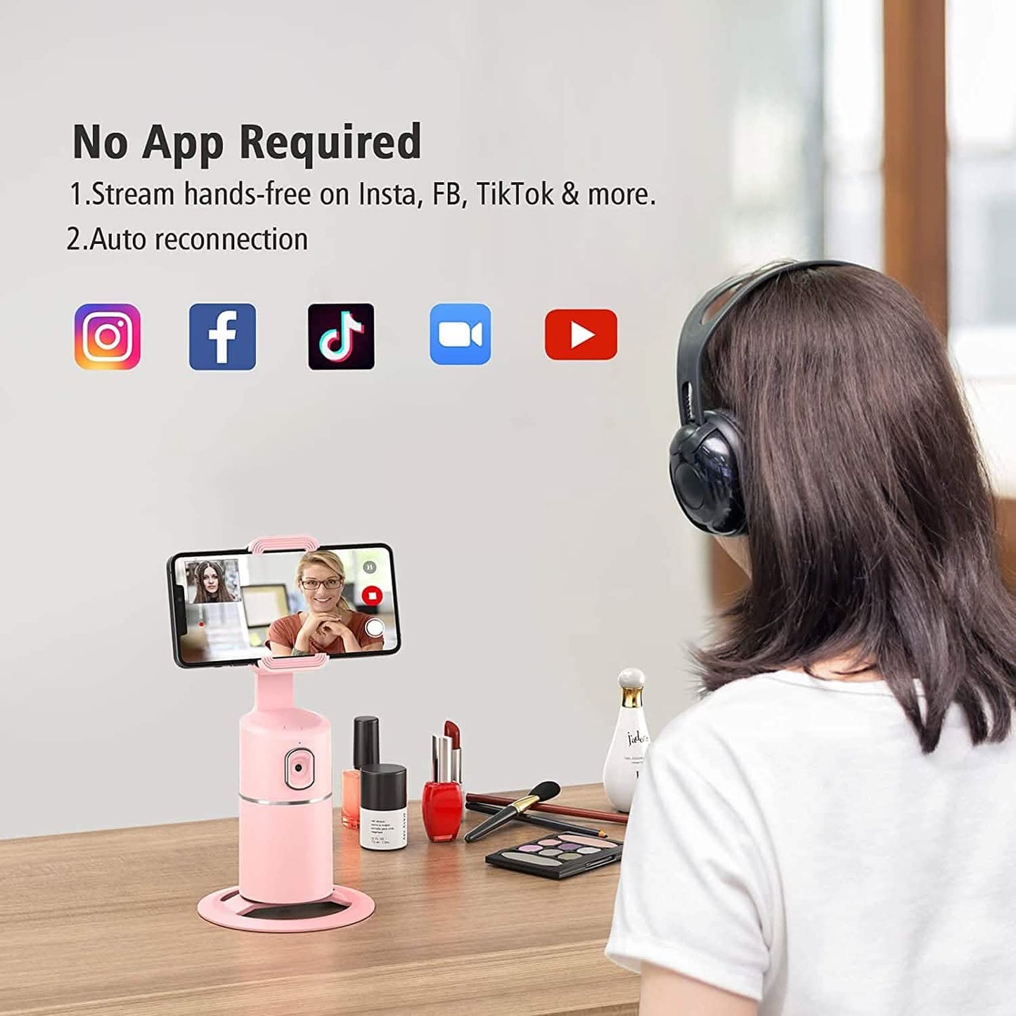 Auto Face Tracking Phone Holder