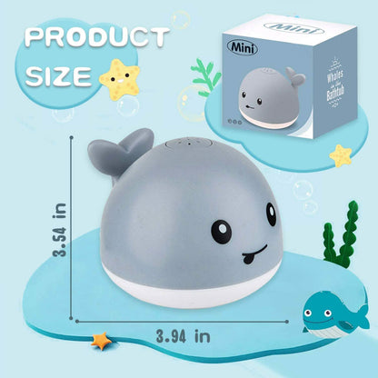 Auto Spray Water Whale Toy With Seven Kinds Of Flashing Light For Toddlers