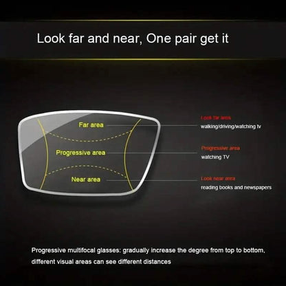 Auto Zoom TR90 Frame Sports Reading Glasses
