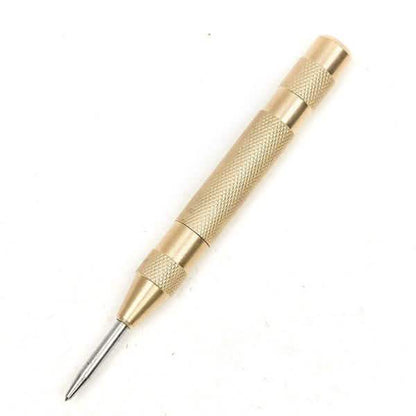 Automatic Center Pin Punch Strike Spring Loaded Marking Starting Holes Tool