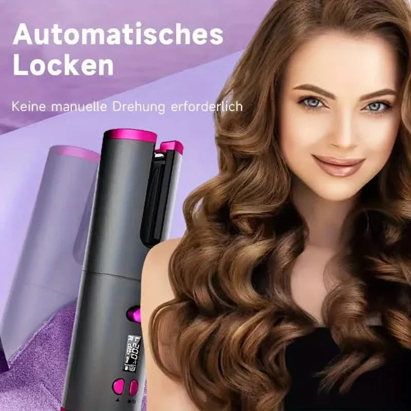 Automatic Curling Iron for Full-bodied Hair with 5 Temperature Settings