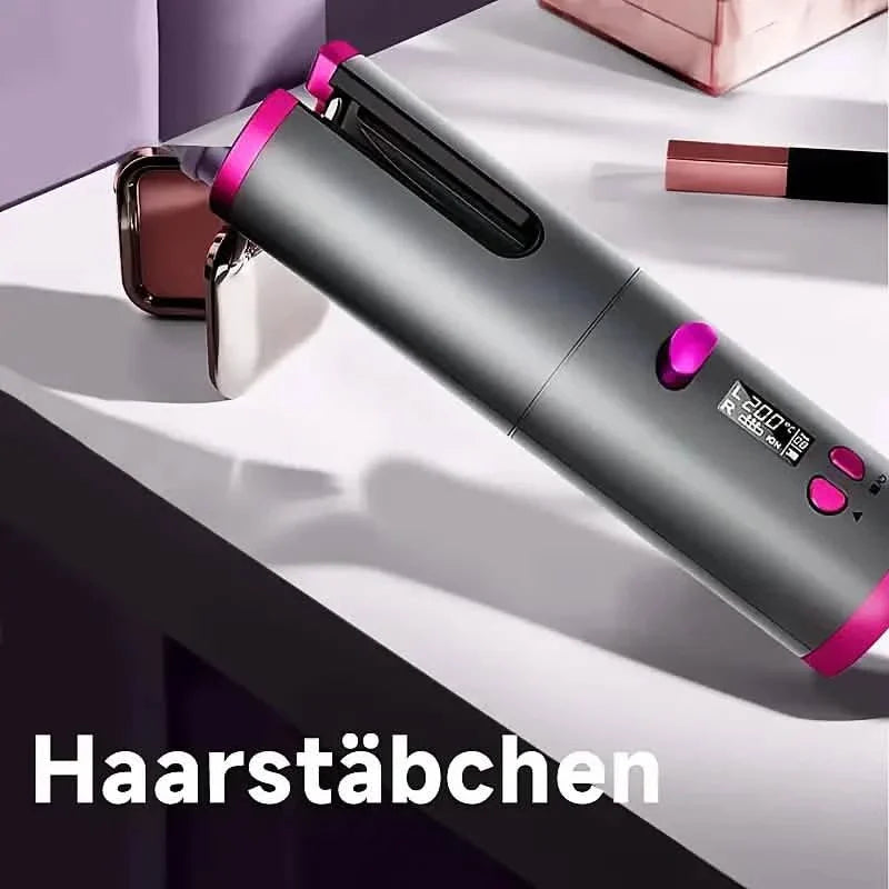 Automatic Curling Iron for Full-bodied Hair with 5 Temperature Settings