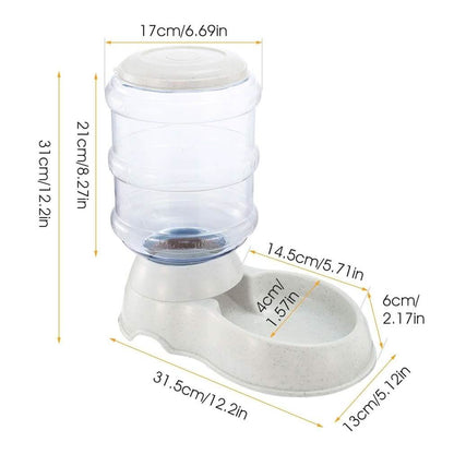 Automatic Pet Feeder Self-Dispensing Gravity Pets Food Dispenser