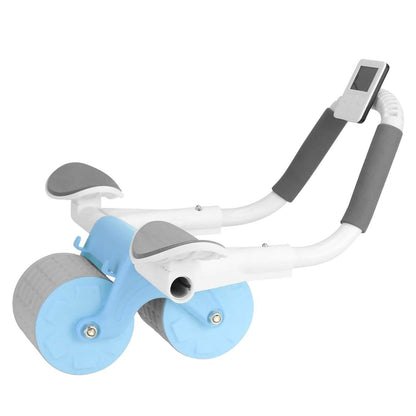 Automatic Rebound Abdominal Wheel Roller for Core Strength with Timer Kneel Pad
