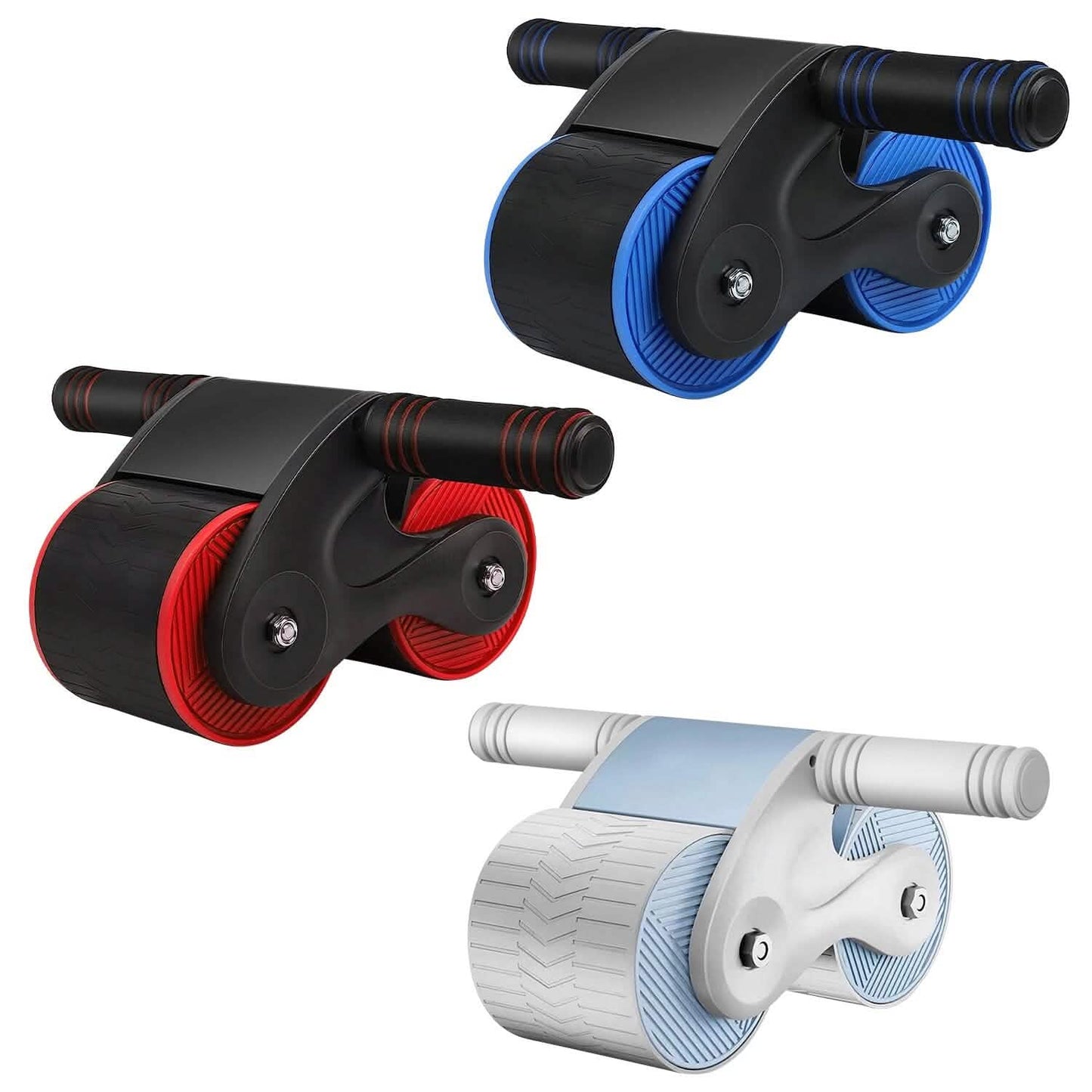 Automatic Rebound Anti-Slip AB Roller Wheel with Knee Pad Holder