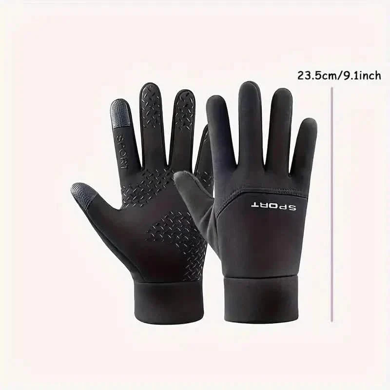 Autumn and Winter Outdoor Plus Velvet Cold Safeguard Glove