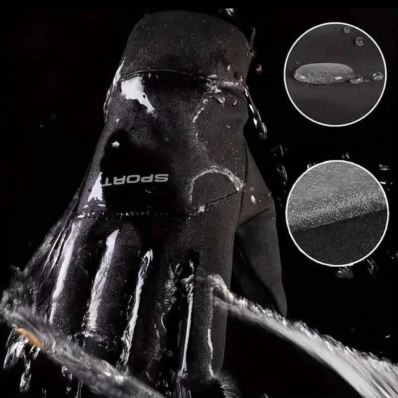 Autumn and Winter Outdoor Plus Velvet Cold Safeguard Glove