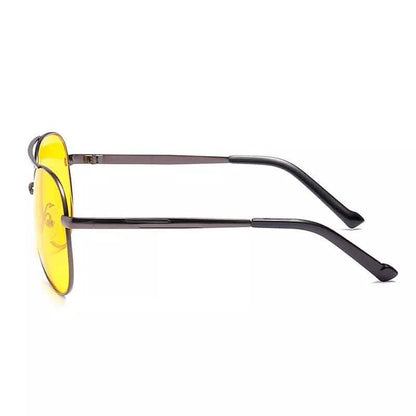 Aviator Tac Night Vision Glasses Polarized Sunglasses Anti Glare Driving Goggles