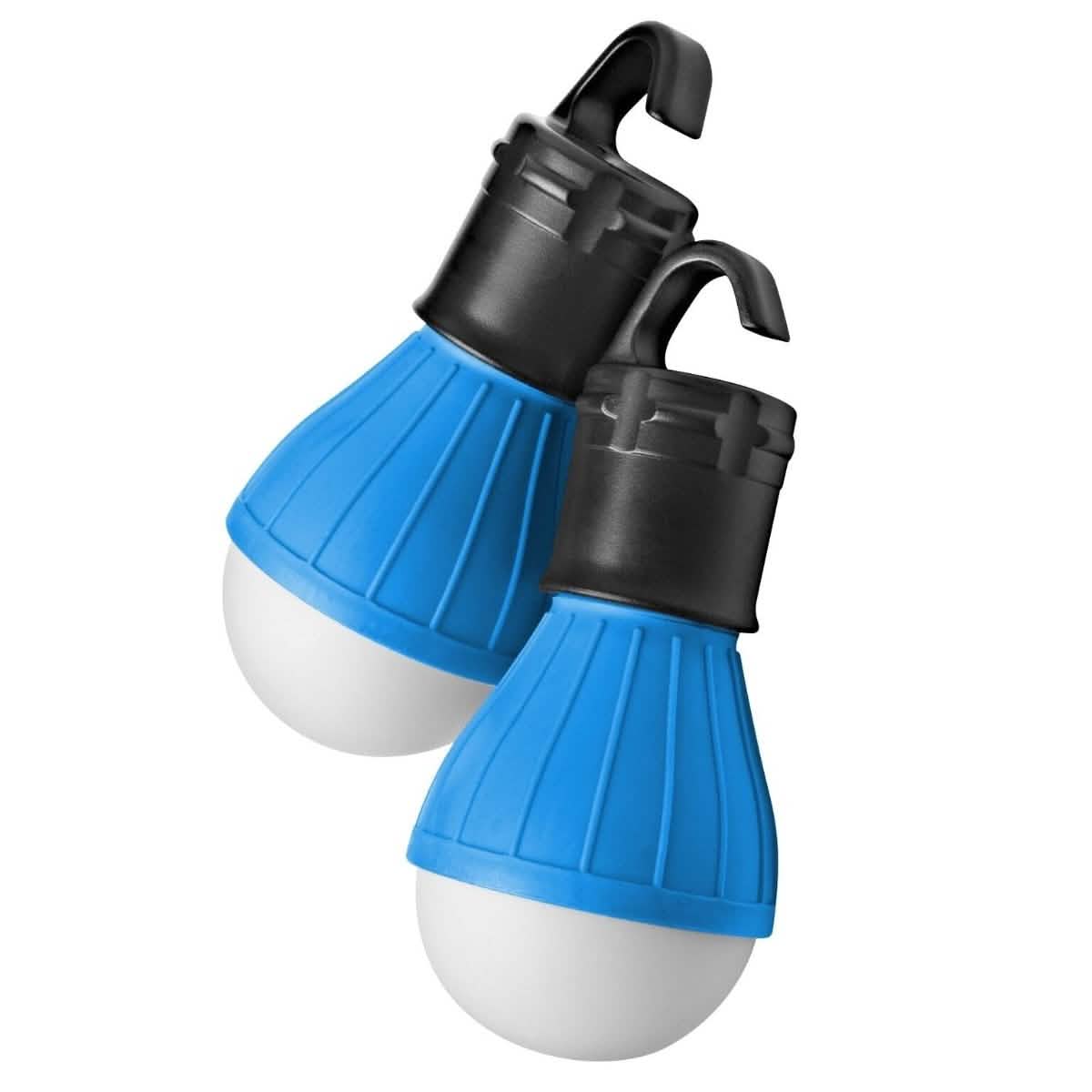 2-Pack: E-TRENDS Portable LED Lantern Tent Light Bulb