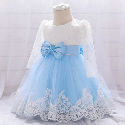 Baby Girls' Basic Christening Floral Dress