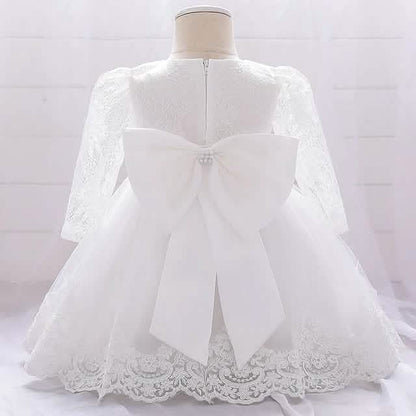 Baby Girls' Basic Christening Floral Dress