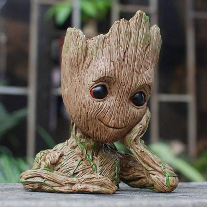 Baby Groot Figure Flowerpot Decor