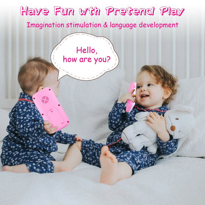Baby Infant Interactive Educational Phone with Music Light
