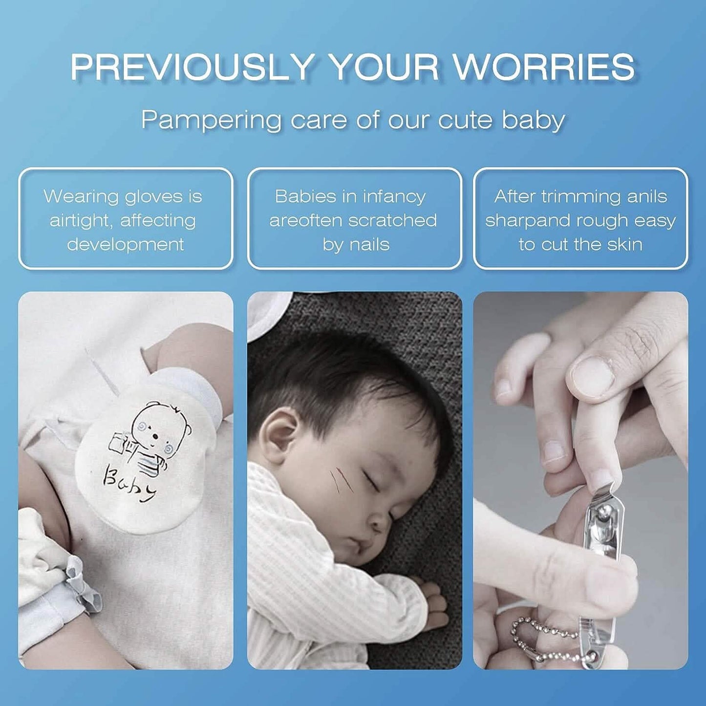 Baby Nail Clippers Baby Safe Electric Trimmer Nail File Kit