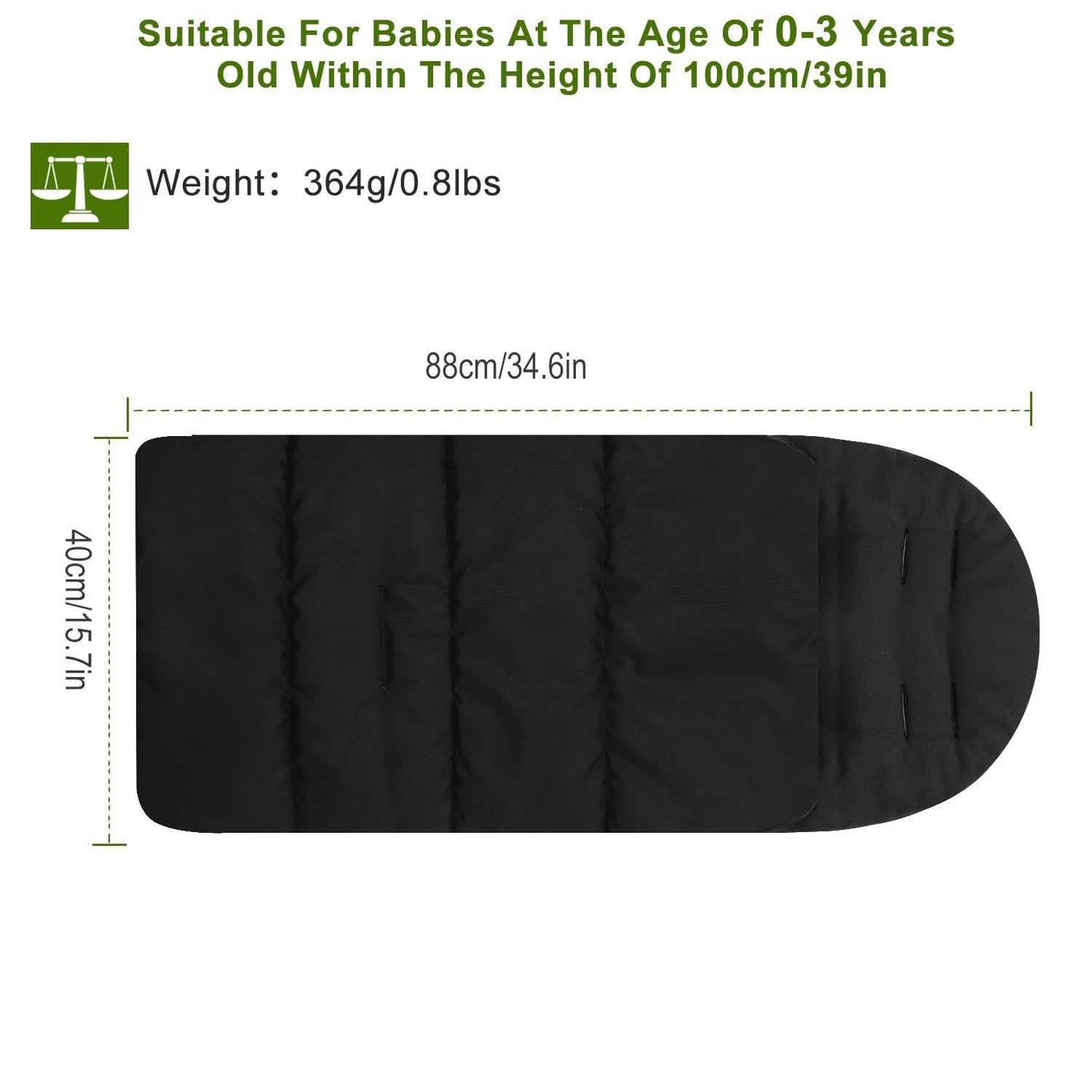 Baby Stroller Sleeping Bag Newborn Swaddle Wrap Toddler Footmuff Blanket
