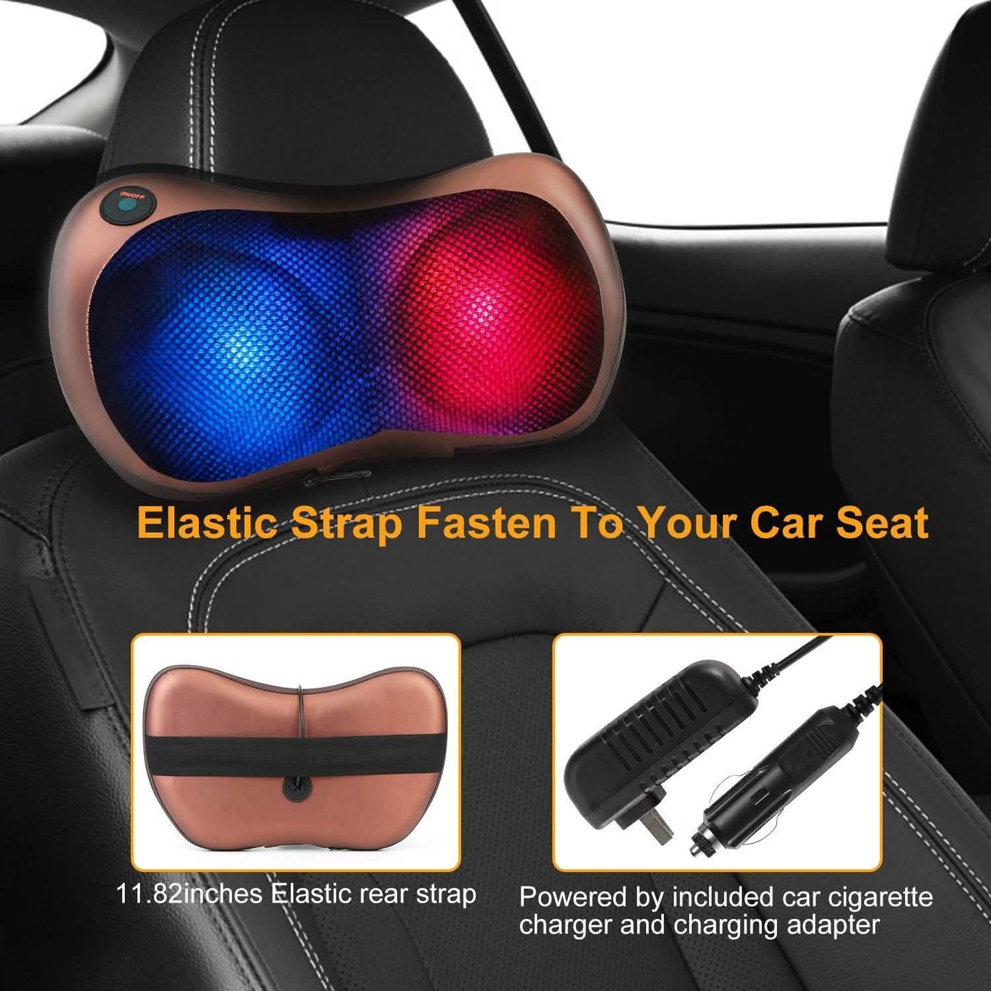 Back Neck and Shoulder Massage Pillow