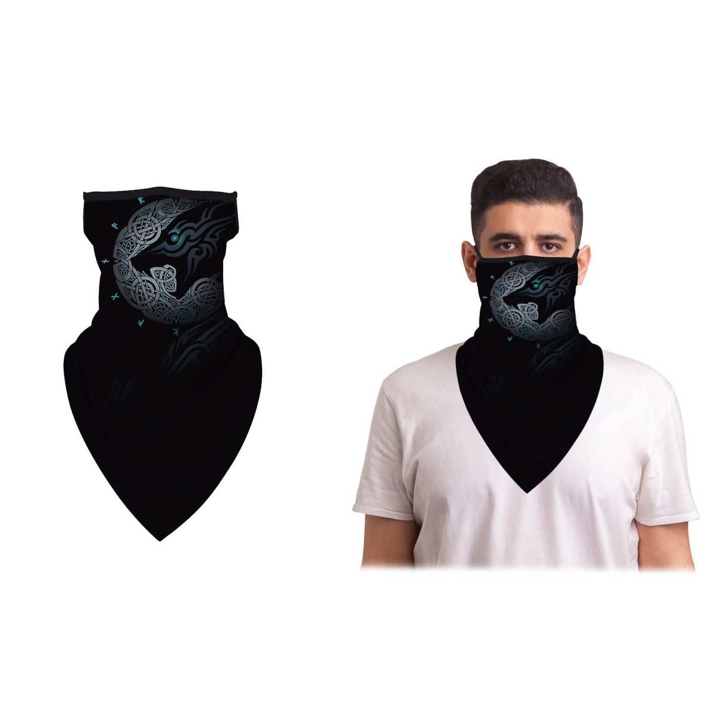 Balaclava Face Mask Neck Gaiter with Earloop for Men and Women