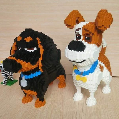 Balody Cartoon Dog Building Bricks Educational Assembly Model Kit