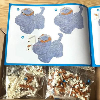 Balody Cartoon Dog Building Bricks Educational Assembly Model Kit