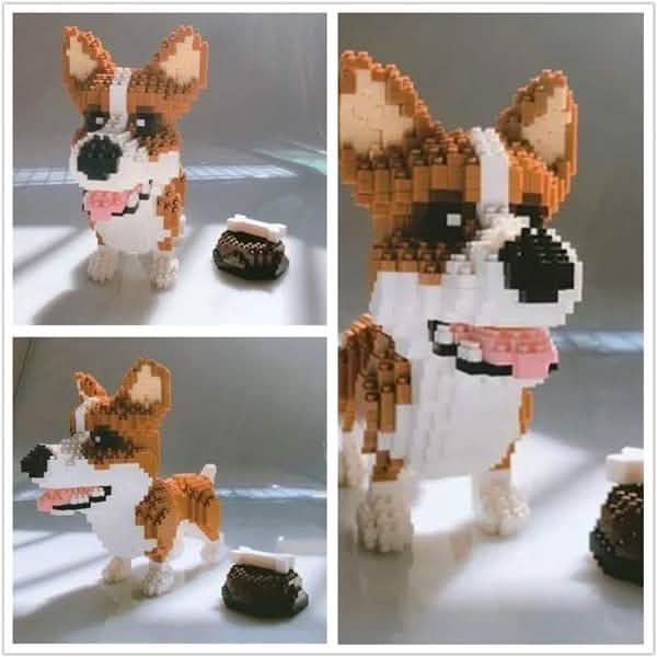 Balody Cartoon Dog Building Bricks Educational Assembly Model Kit