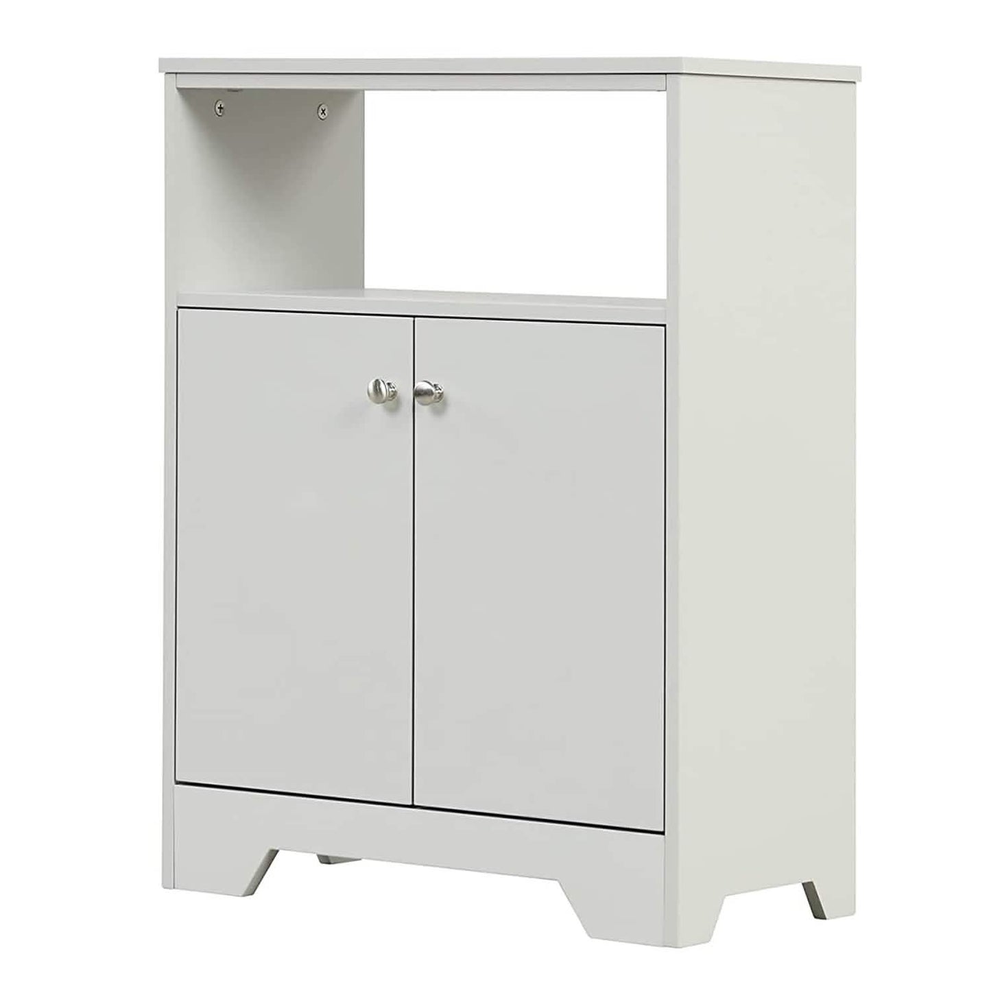 Bathroom Storage Cabinet with Two Doors and Adjustable Shelves