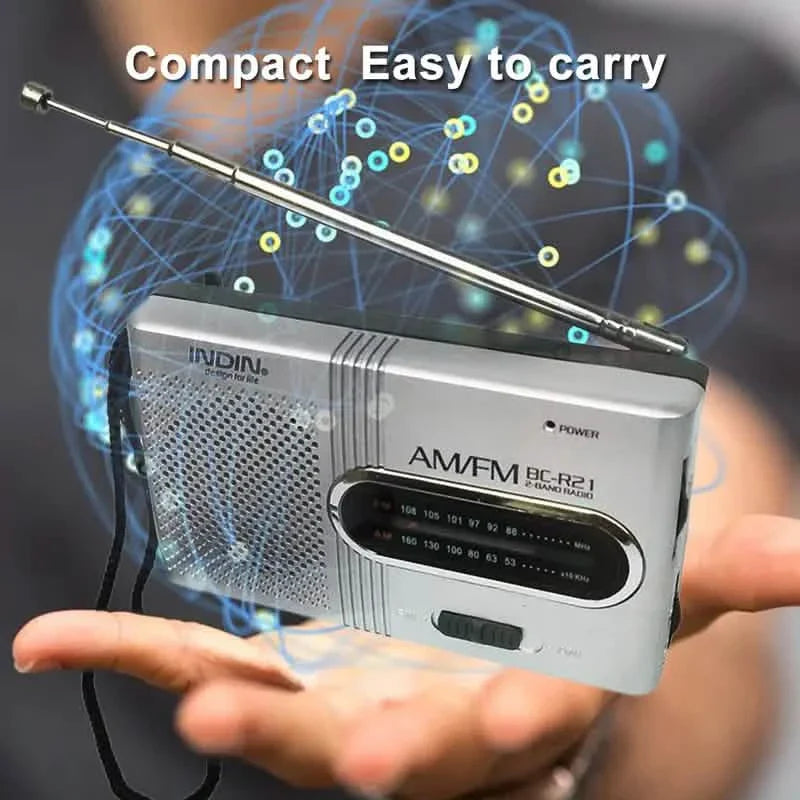 Battery Operated Portable AM/FM Radio