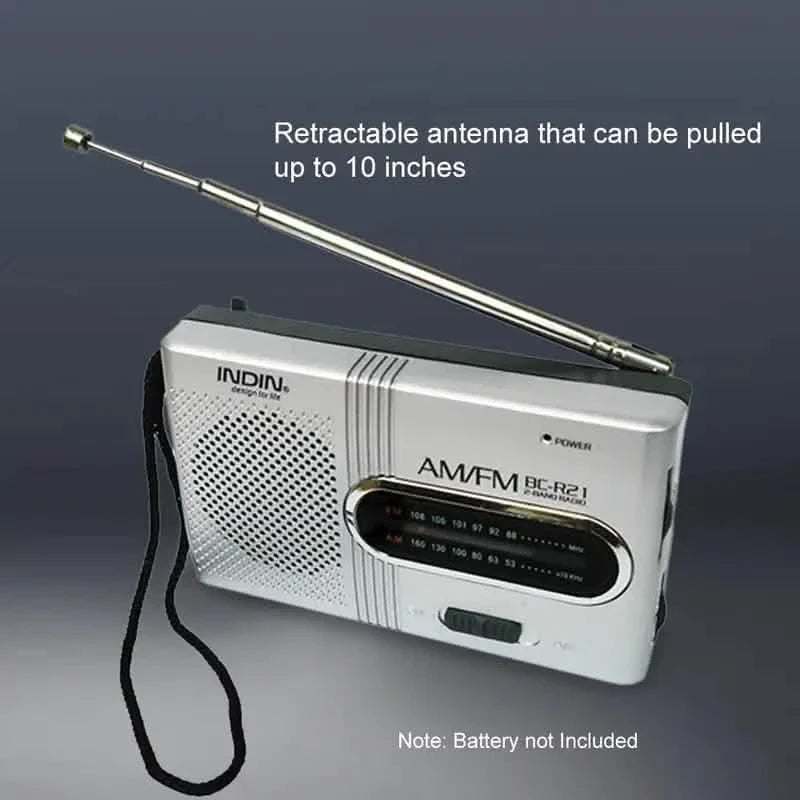 Battery Operated Portable AM/FM Radio