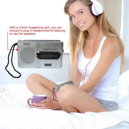 Battery Operated Portable AM/FM Radio
