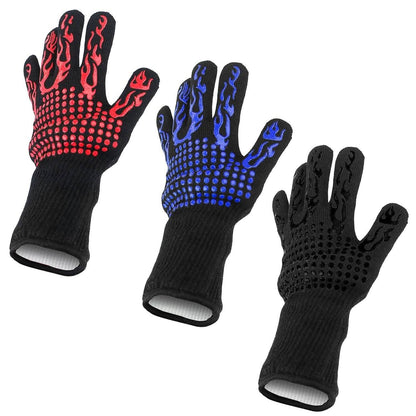 BBQ Gloves 1472¬∞F Heat Resistant Grill Gloves Anti-slip