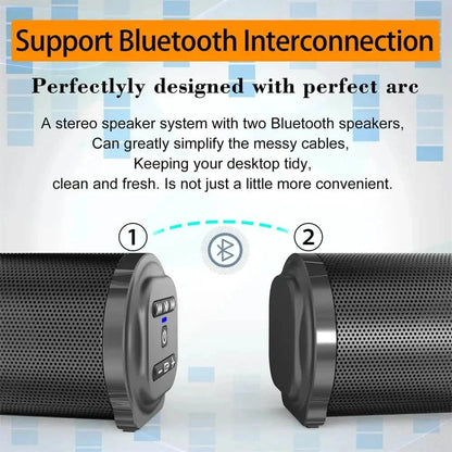4D Surround Stereo Speakers – Wireless & USB, High-Fidelity Subwoofer, Party & Home Theater, Plug-and-Play