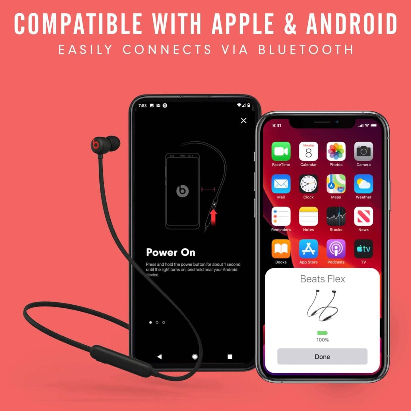 Beats by Dr. Dre - Beats Flex Wireless Earphones (Refurbished)