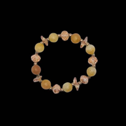 Beautiful Handmade Stone and Glass Beads Bracelets