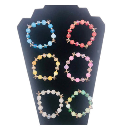 Beautiful Handmade Stone and Glass Beads Bracelets