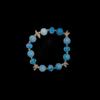 Beautiful Handmade Stone and Glass Beads Bracelets