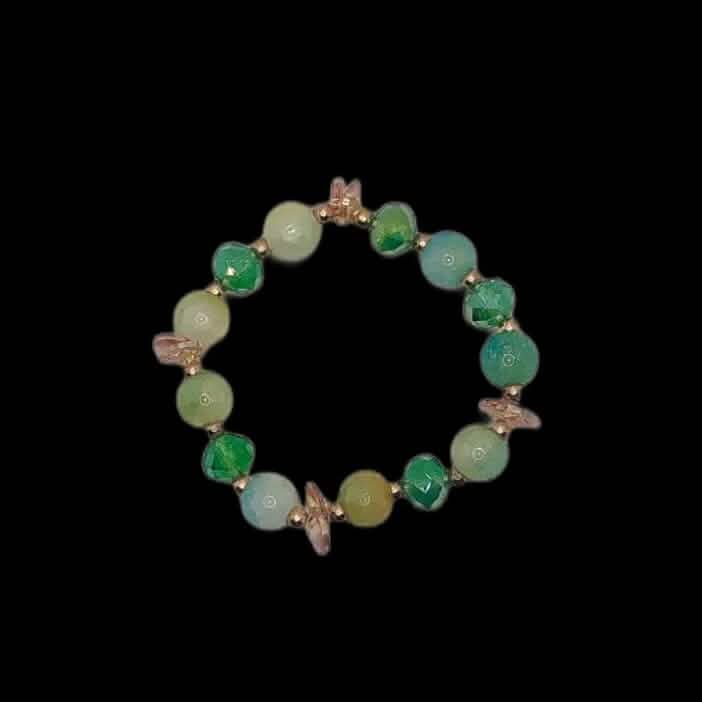 Beautiful Handmade Stone and Glass Beads Bracelets