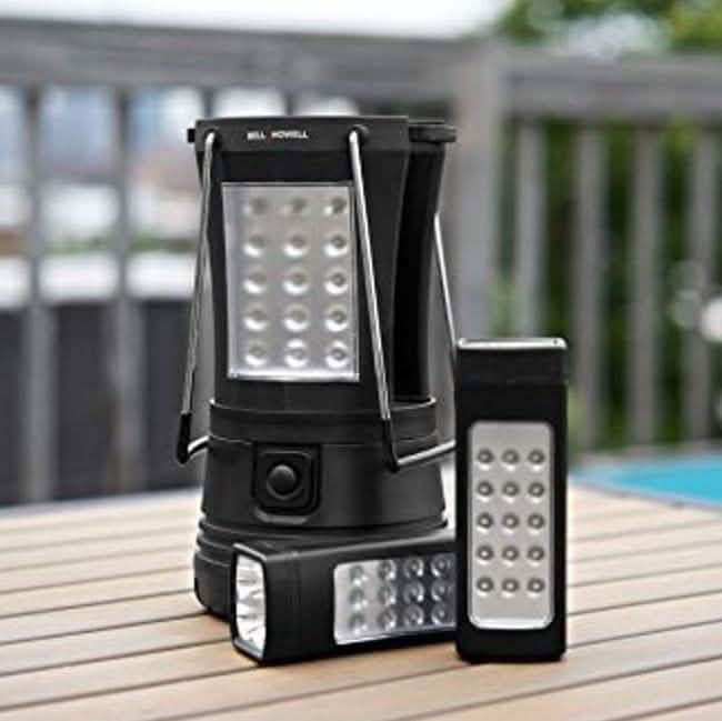 Bell + Howell 70 LED 7 Inch Super Bright Power Lantern with Dual Flashlights
